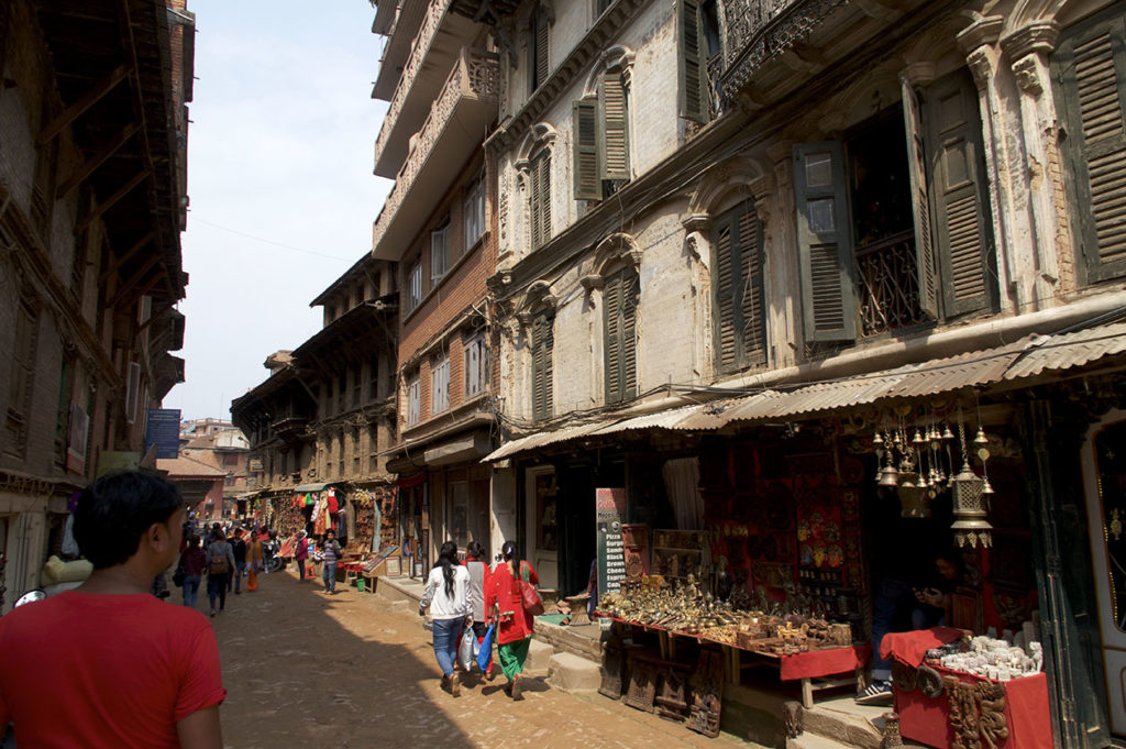 Rue principale de Bhaktapur