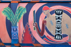 Peinture sur les murs d'Ambon