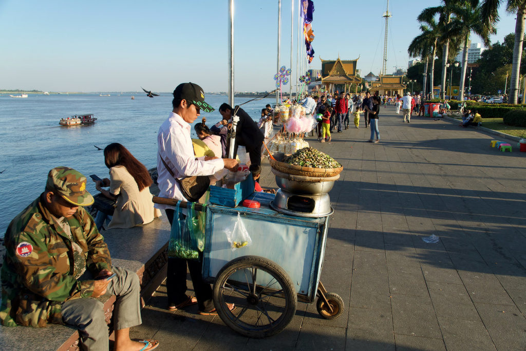 Sur la Croisette de Phnom Penh
