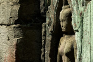 Une sculpture du Preah Khan