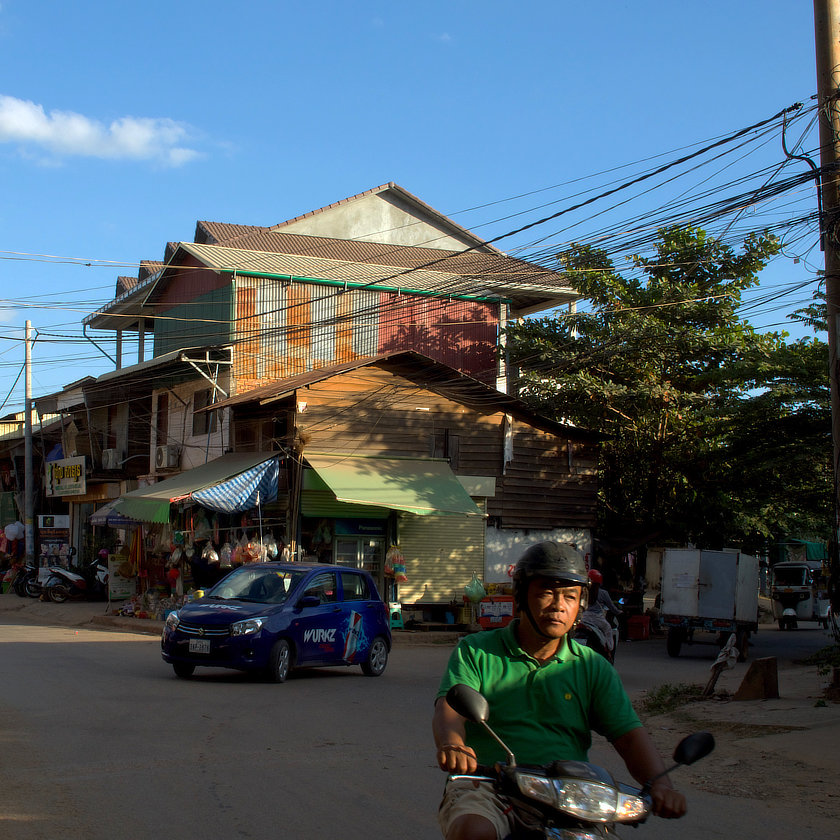 Une rue de Siem Reap