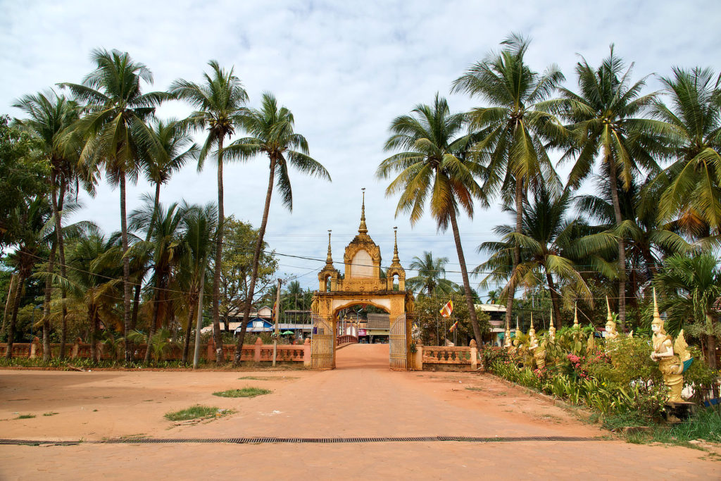Une entrée de temple près de Siem Reap