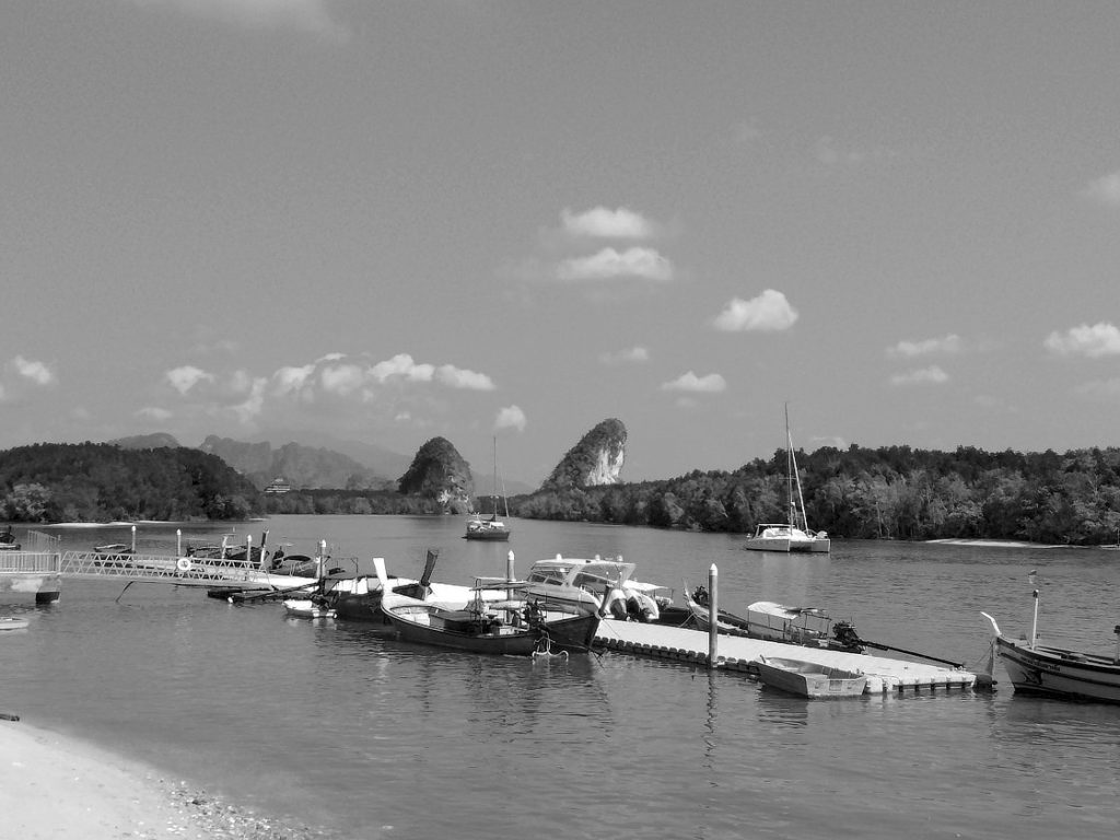 Le port de Krabi et ses célèbres rochers