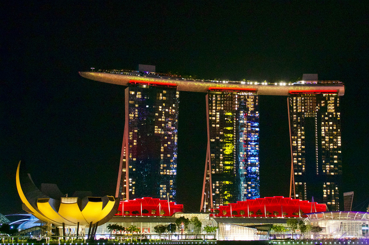 Son et lumière du Marina Bay Sands