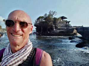 Alain Diveu au Tanah Lot à Bali