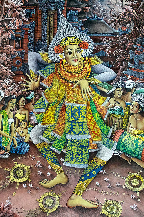 Peinture traditionnelle balinaise