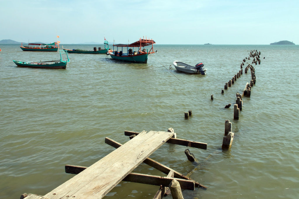 Ponton à Kep