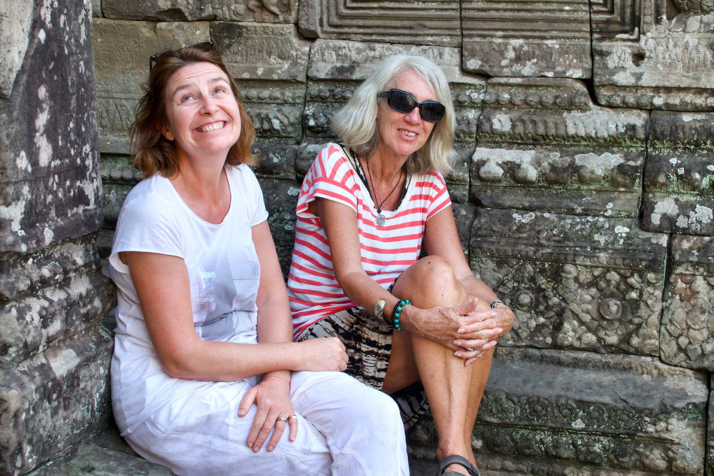 Chantal et Valérie en pleine visite !