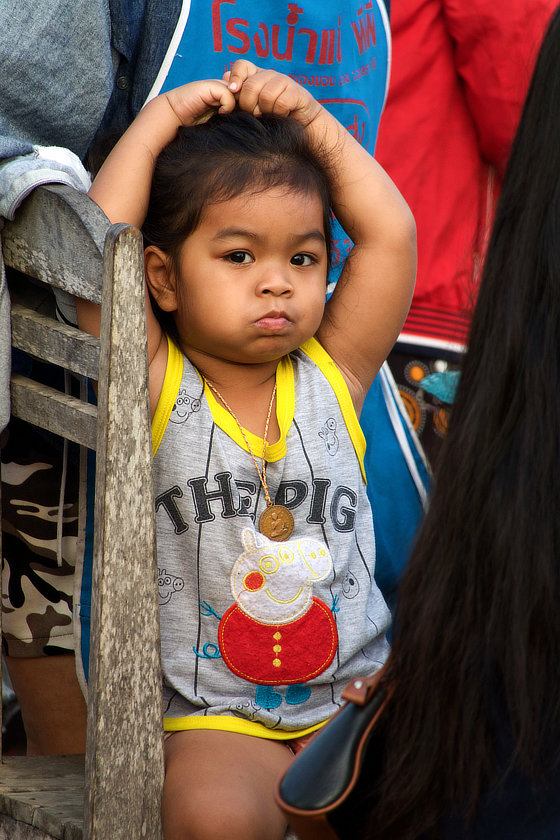 Sur le marché de Don Khong