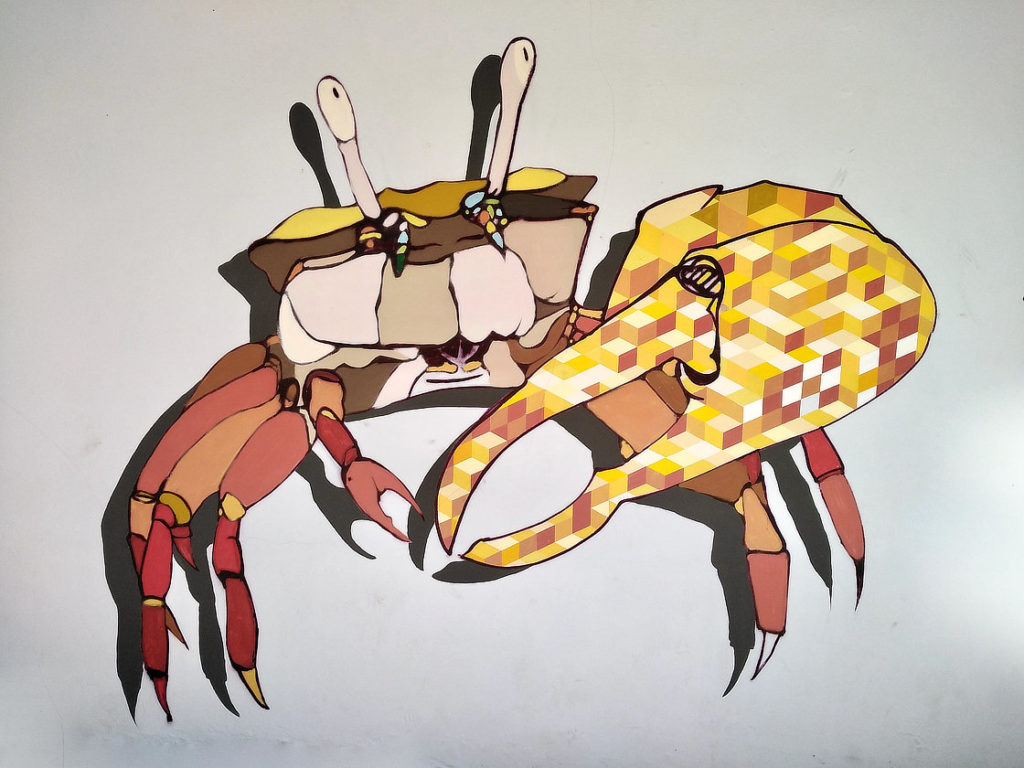 Le crabe de Krabi façon Street Art