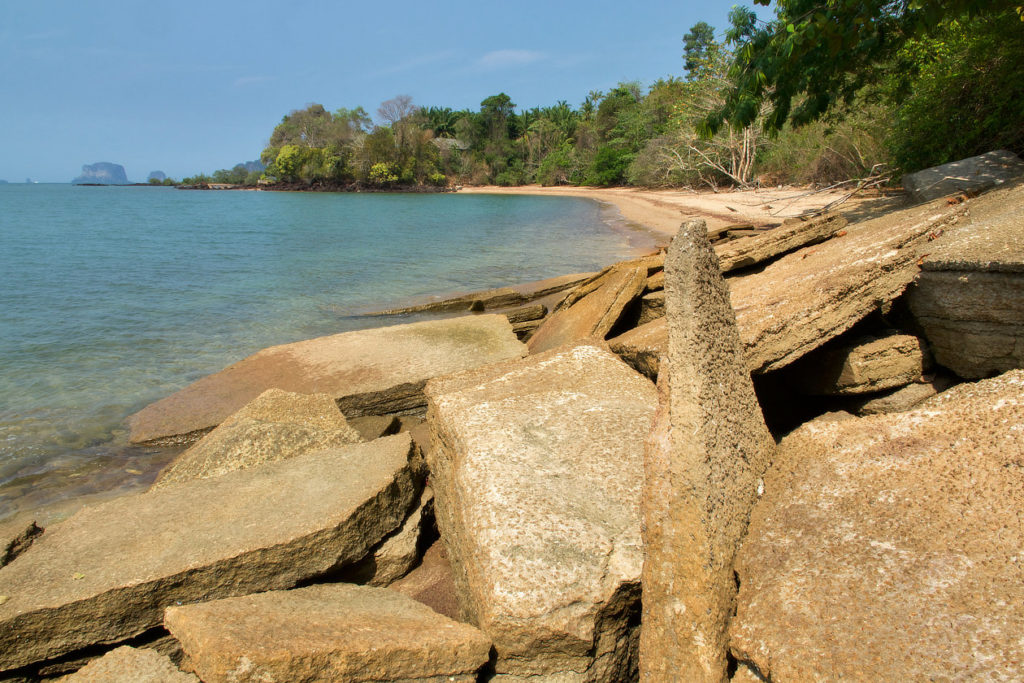 Fossil Beach et ses rochers si particuliers