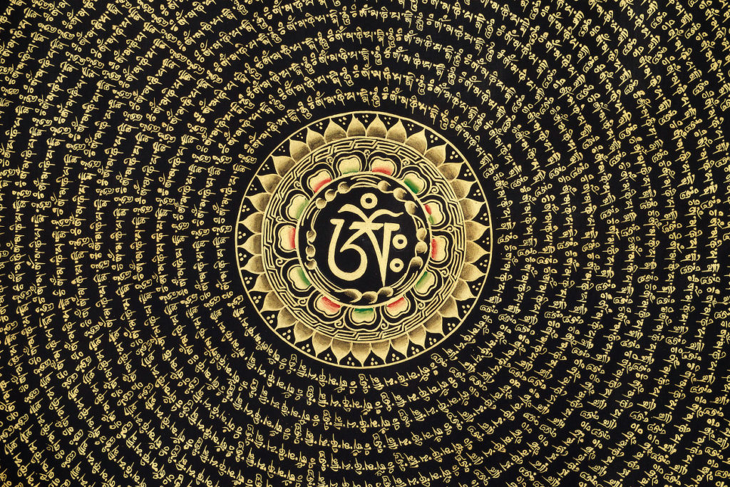 Mantra mandala népalais